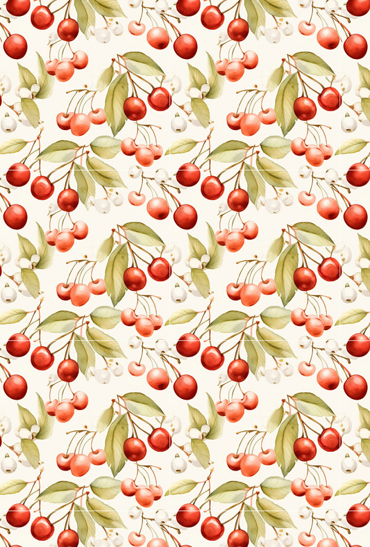 Autumn Cherries Tape - TILLY'S TUBES