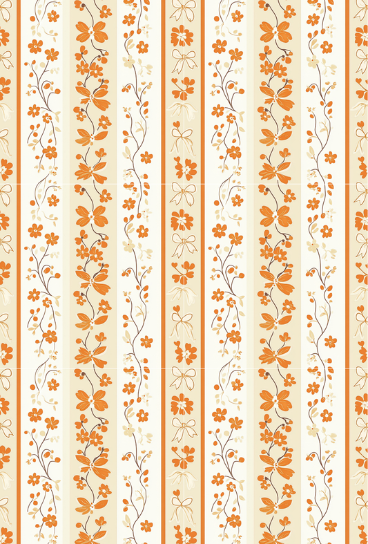 Autumn Flowers Striped - TILLY'S TUBES