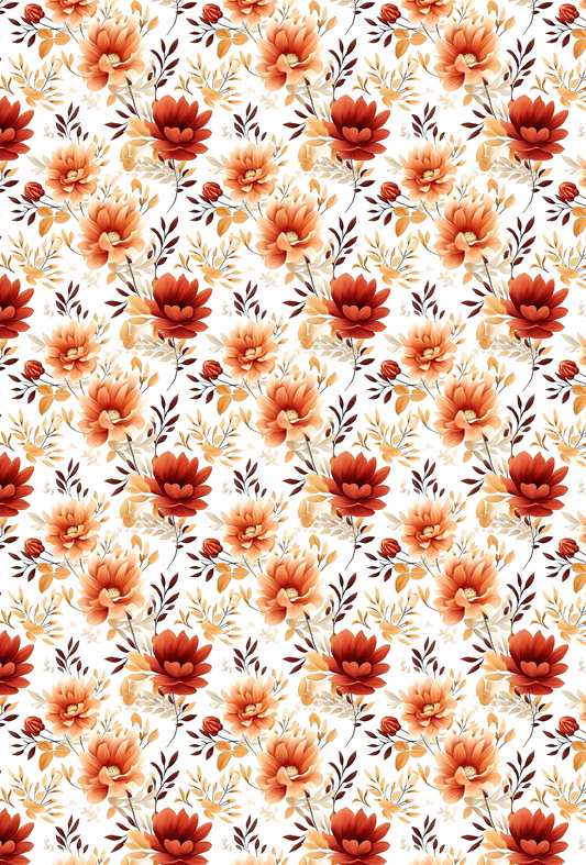 Autumn Flowers Tape - TILLY'S TUBES