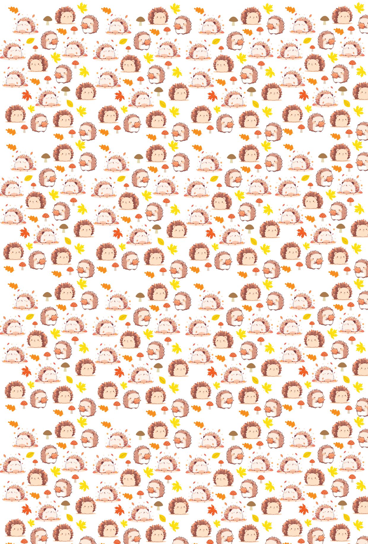 Autumn Hedgehog Tape - TILLY'S TUBES 
