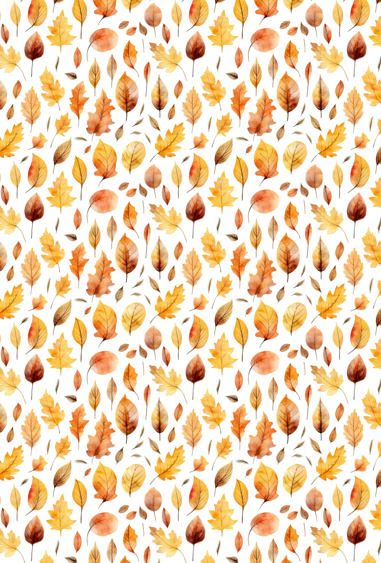Autumn Leaves Brown Tape - TILLY'S TUBES