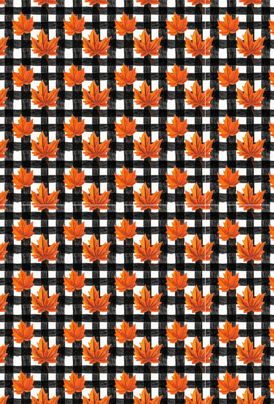 Autumn Leaves Checked - TILLY'S TUBES