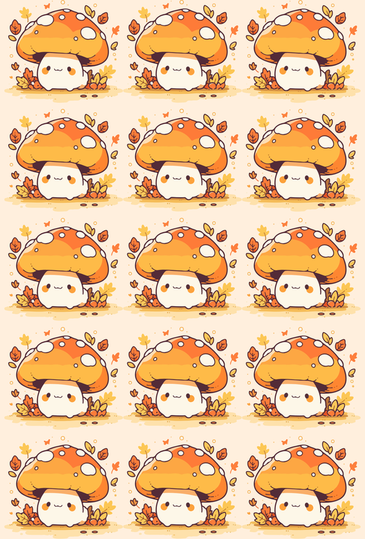 Autumn Mushroom Tape - TILLY'S TUBES
