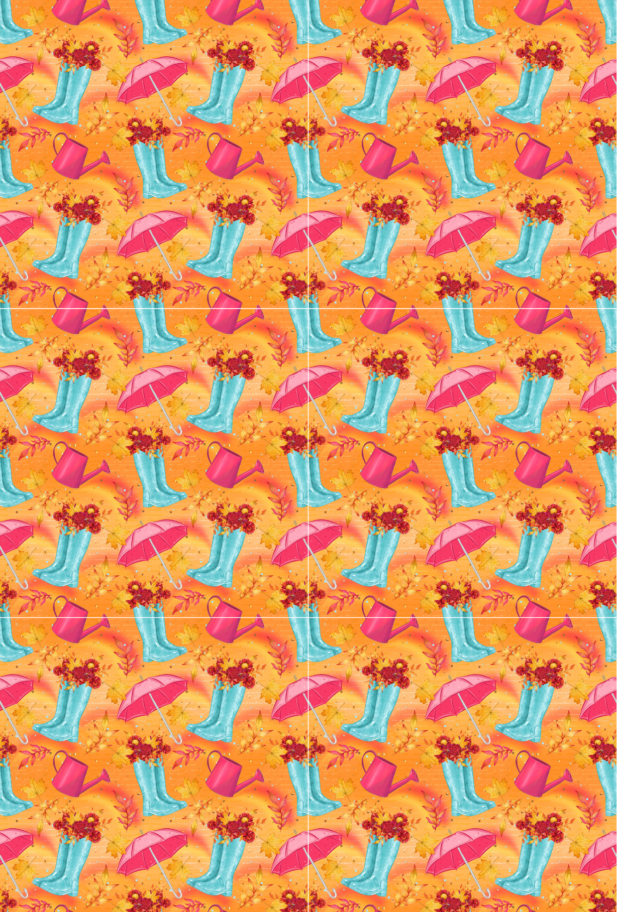 Autumn Wellies and Brollies - TILLY'S TUBES