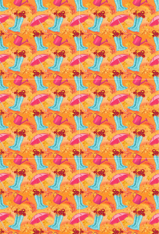 Autumn Wellies and Brollies - TILLY'S TUBES