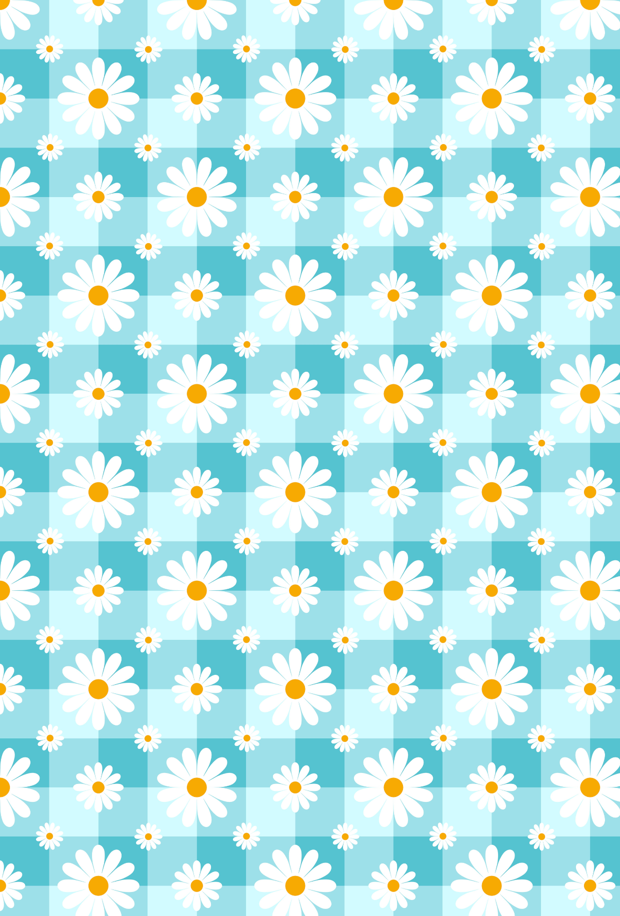 Blue Gingham and Daisies - TILLY'S TUBES