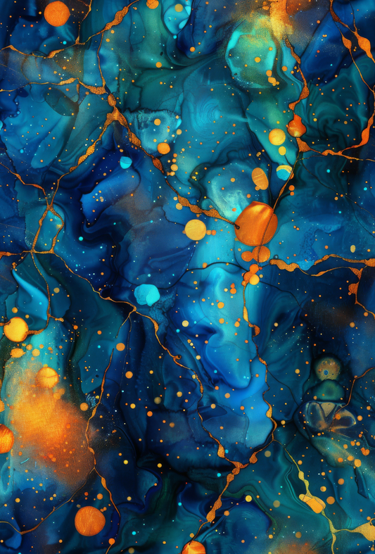Blue and Orange Galaxy - TILLY'S TUBES
