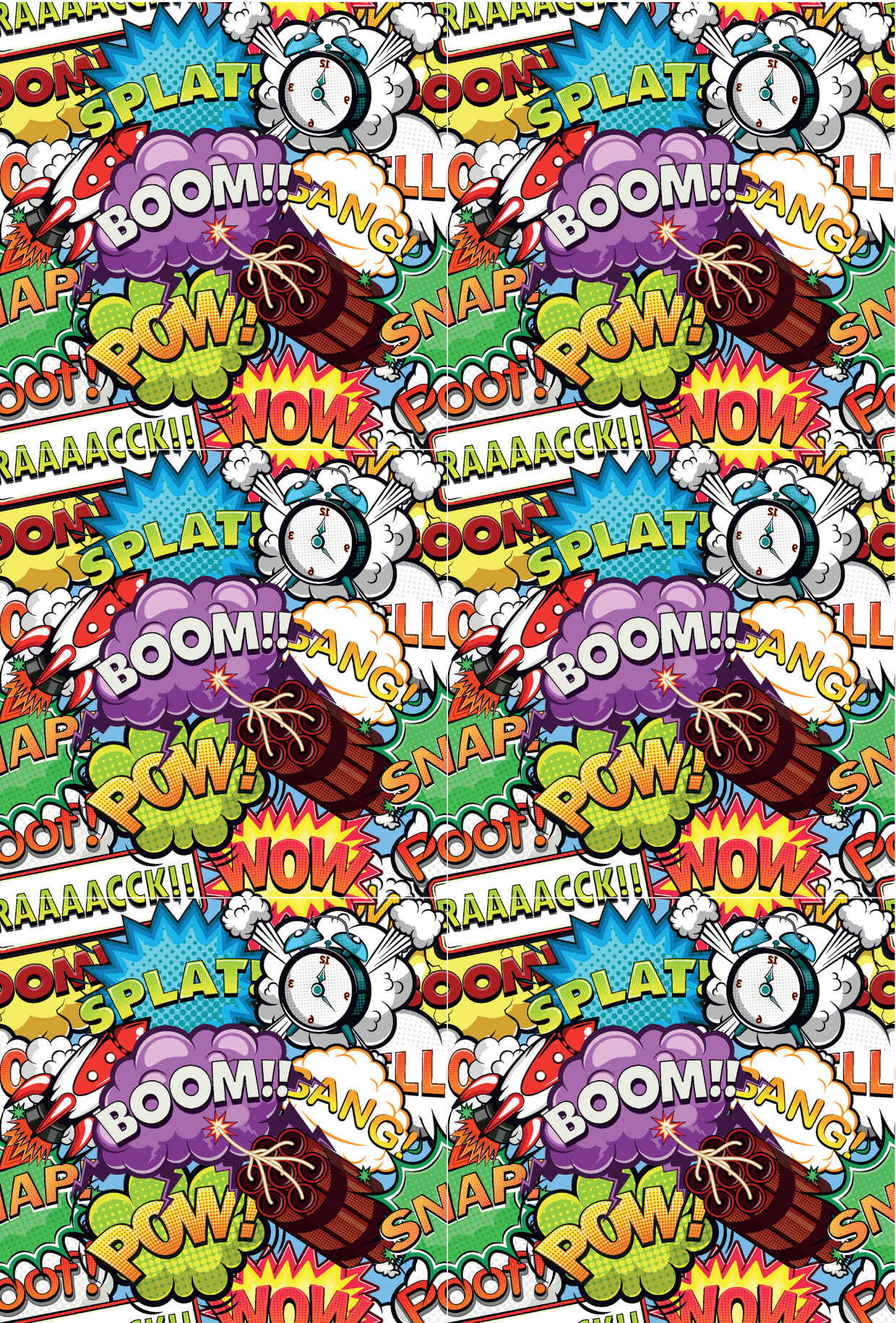 Bright Comic Bubbles - TILLY'S TUBES