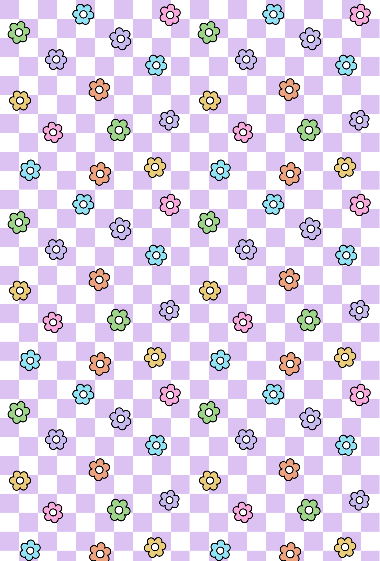 Checked With Flowers 1 - TILLY'S TUBES