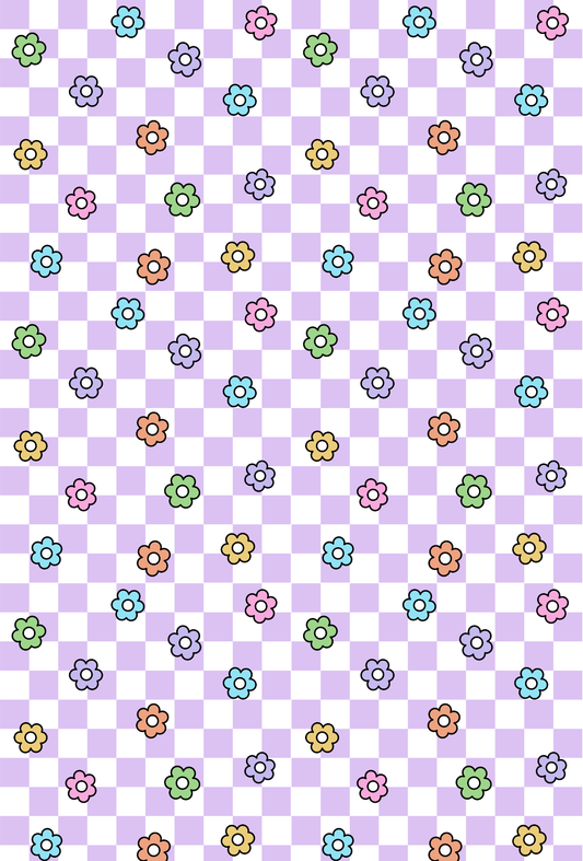 Checked With Flowers 1 - TILLY'S TUBES