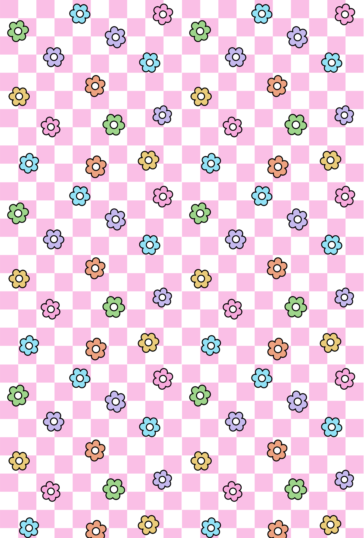 Checked With Flowers 2 - TILLY'S TUBES