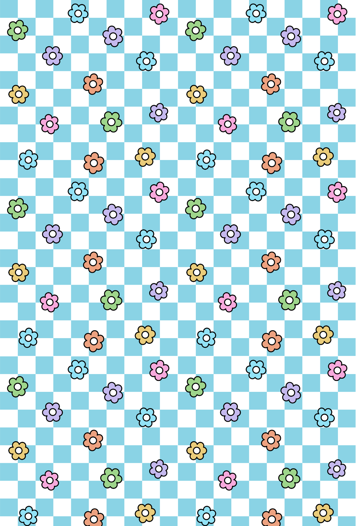 Checked With Flowers 7 - TILLY'S TUBES