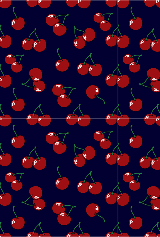 Cherries Black Background - TILLY'S TUBES