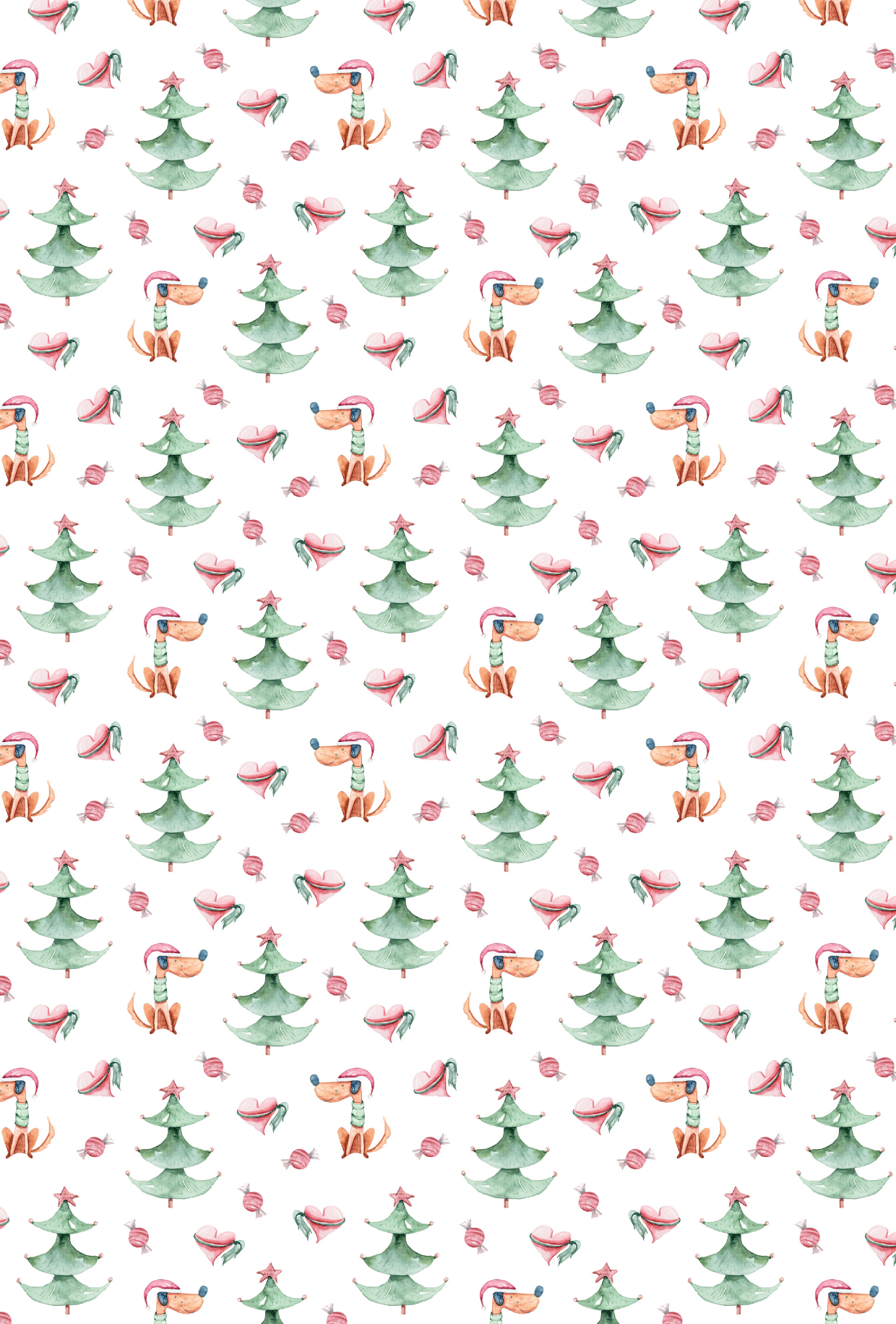 Christmas Dog Pattern - TILLY'S TUBES