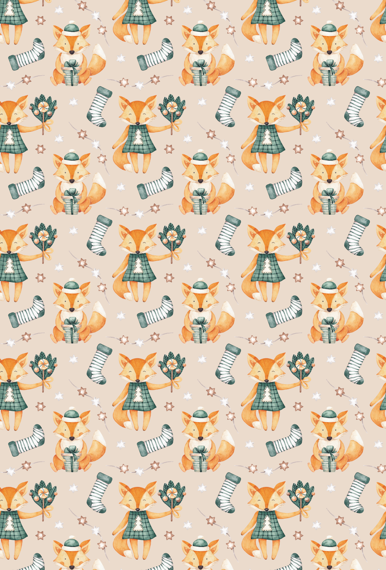 Christmas Fox 3 - TILLY'S TUBES