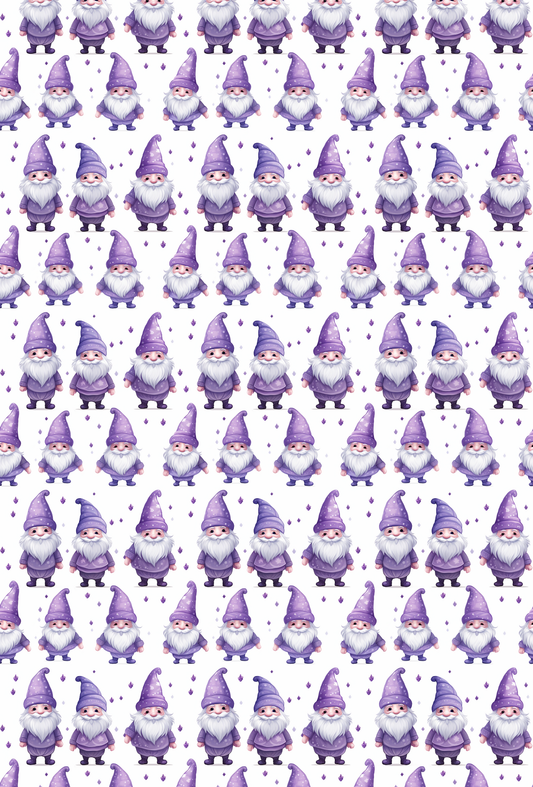 Christmas Gnomes Purple - TILLY'S TUBES