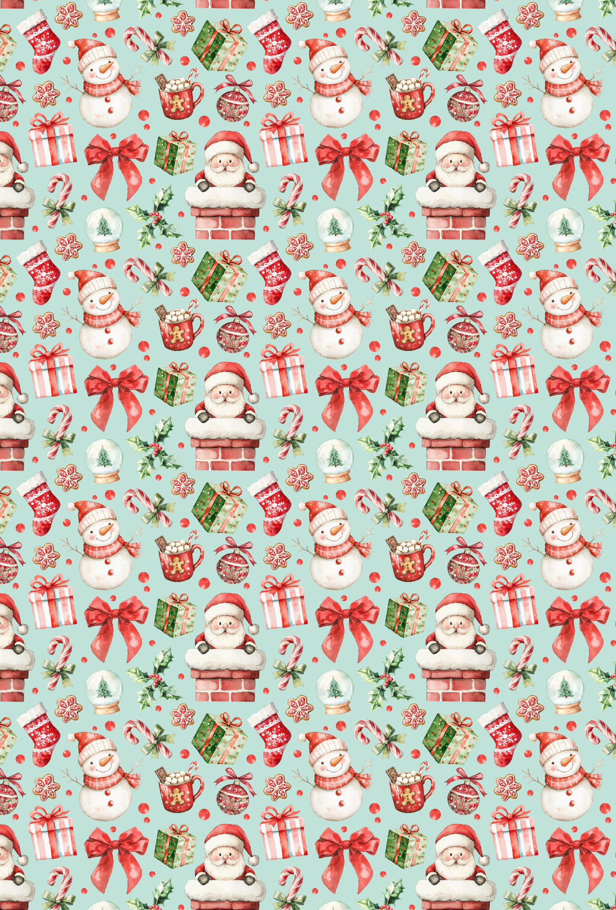 Christmas Santa in Chimeneas - TILLY'S TUBES