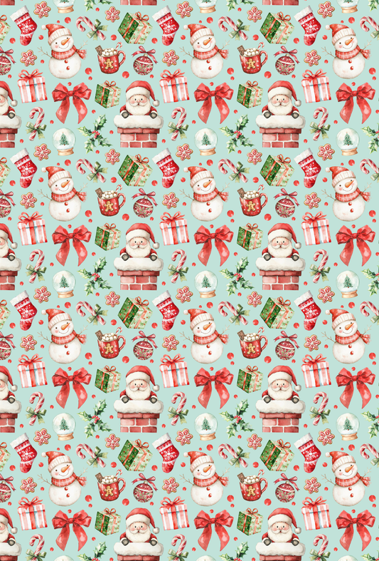 Christmas Santa in Chimeneas - TILLY'S TUBES