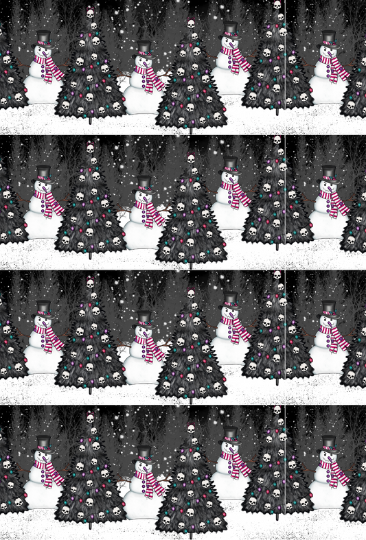 Christmas Skulls On Trees - TILLY'S TUBES