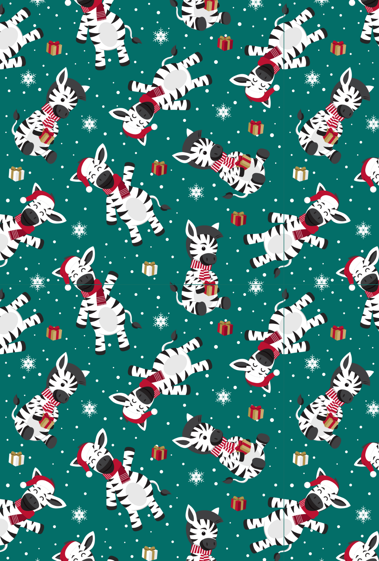 Christmas Zebras - TILLY'S TUBES