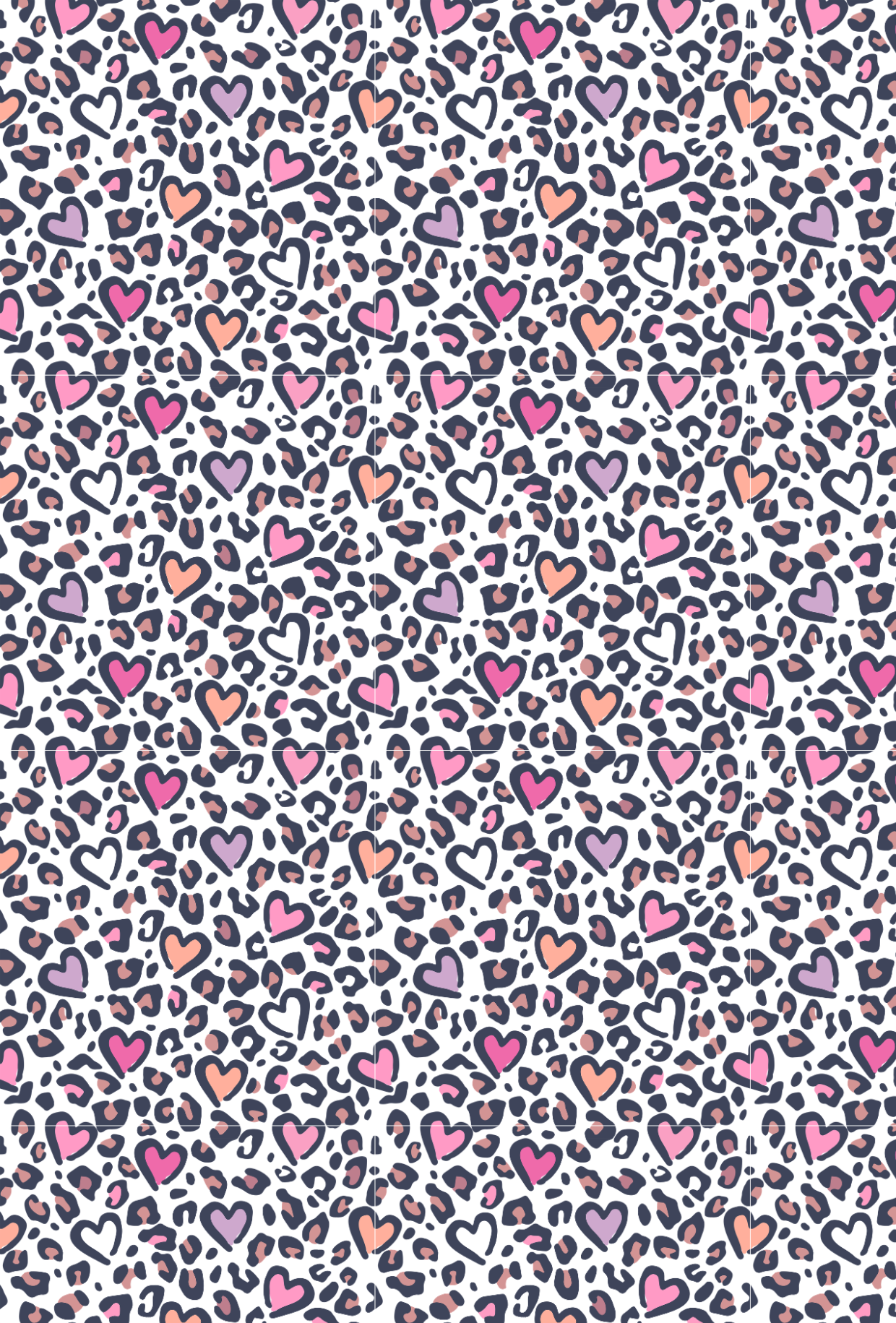 Coloured Hearts and Leopard Print - TILLY'S TUBES