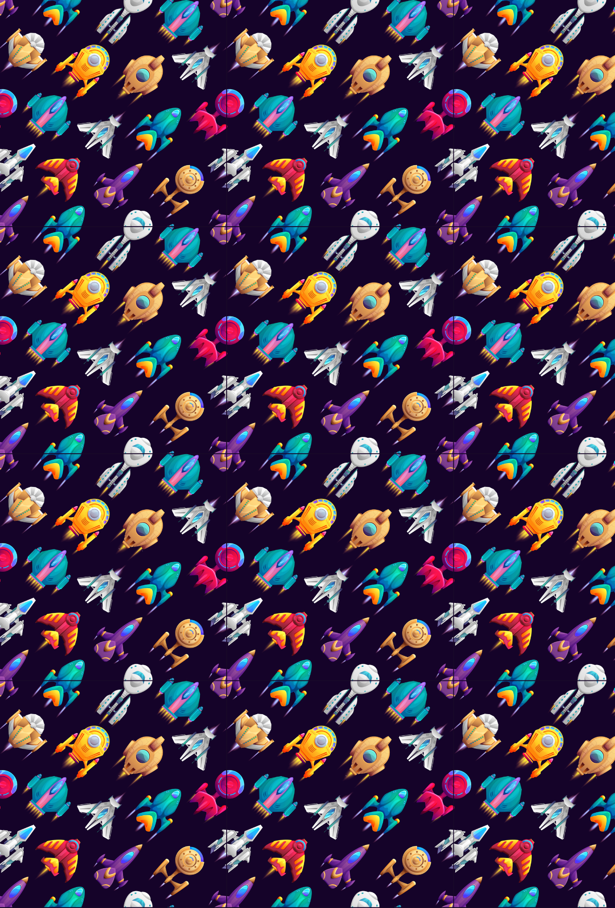 Colourful Spaceships - TILLY'S TUBES