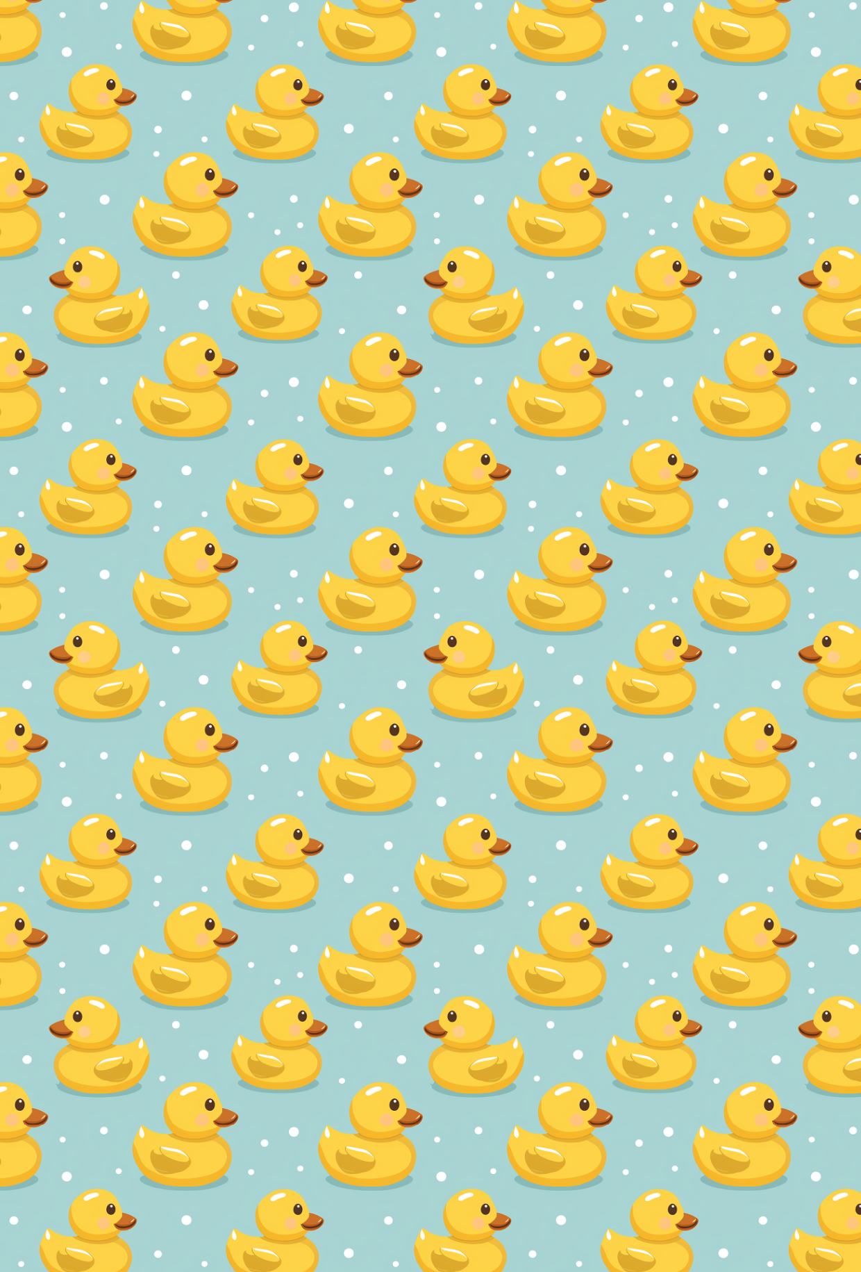 Ducks Blue Background - TILLYS TUBES