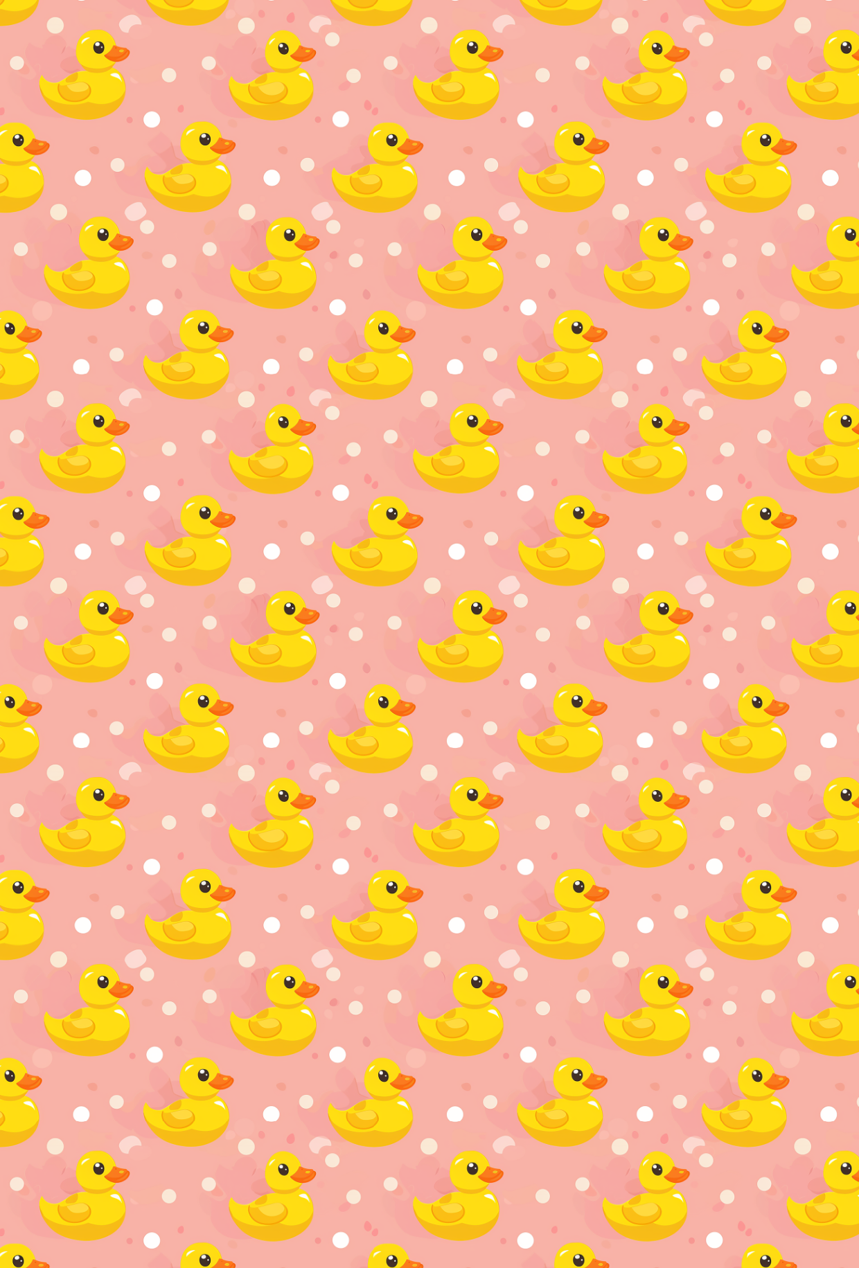  Ducks Pink Background - TILLY'S TUBES