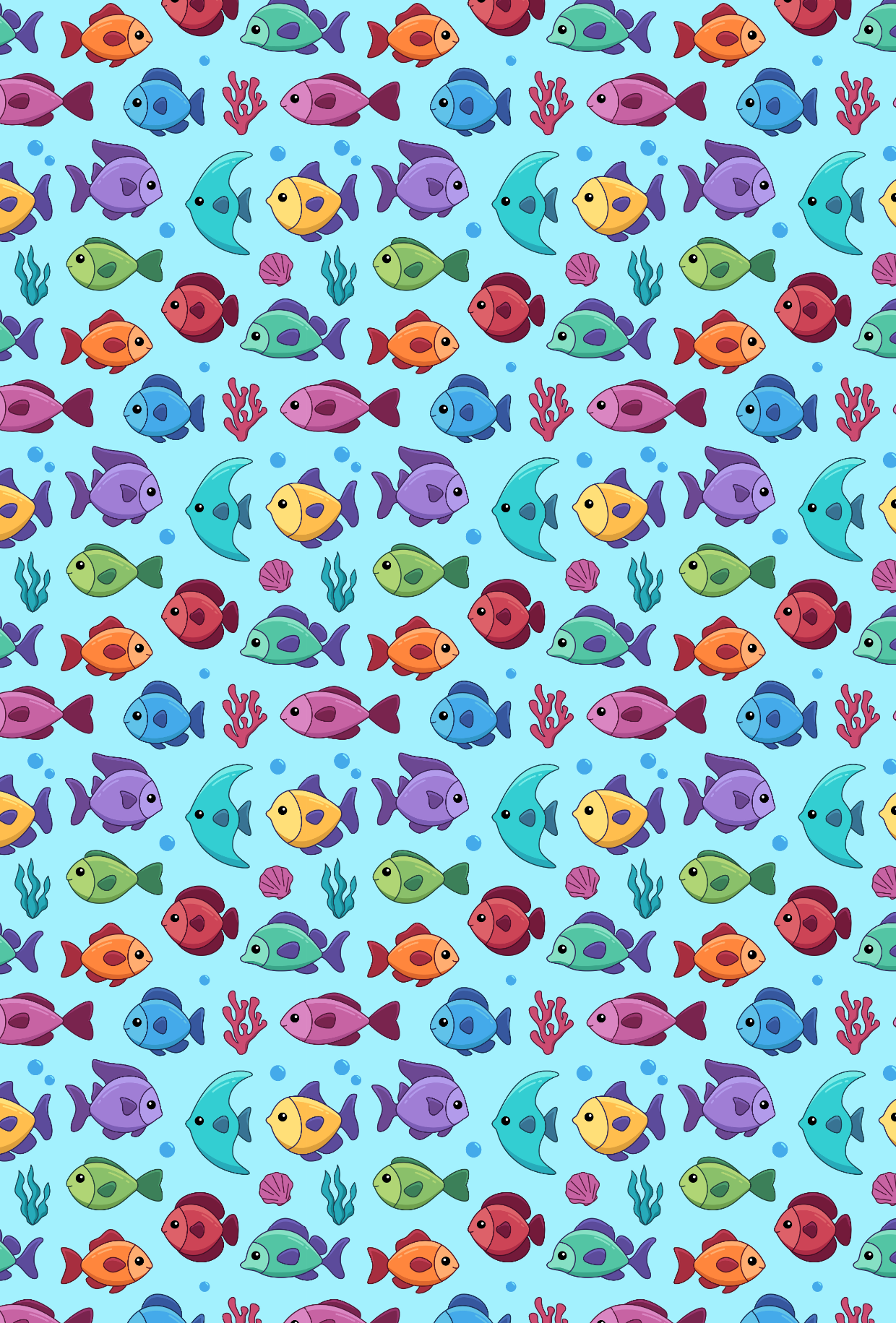 Fish Pattern - TILLY'S TUBES