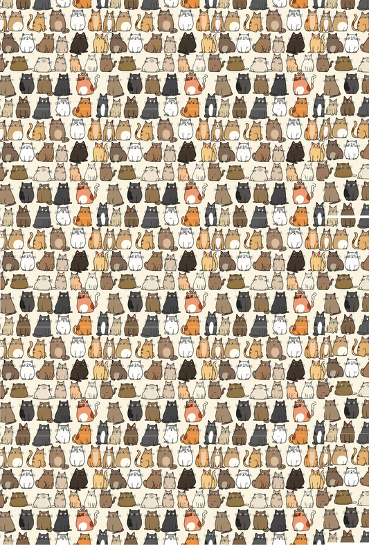 Funny Cat Pattern Tape - TILLYS TUBES