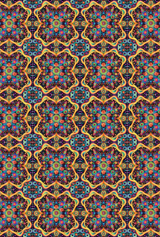 Geometric Peacock Pattern- TILLY'S TUBES