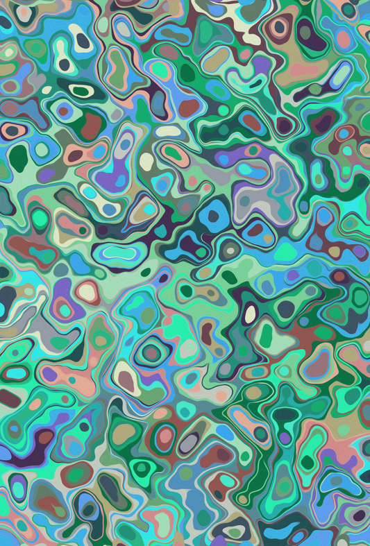 Green Watercolour Marble - TILLY'S TUBES