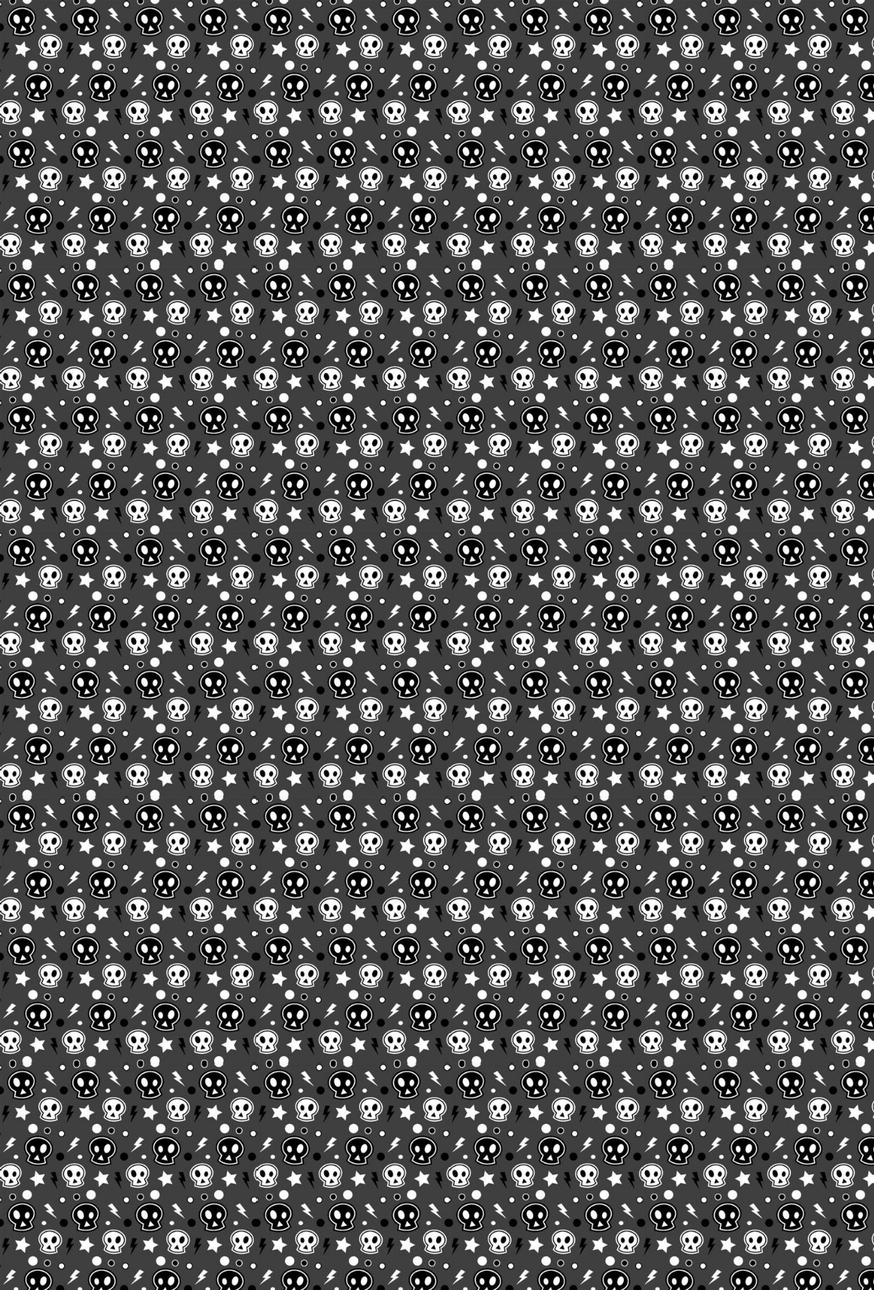 Halloween Black and White Skull Tape - TILLY'S TUBES