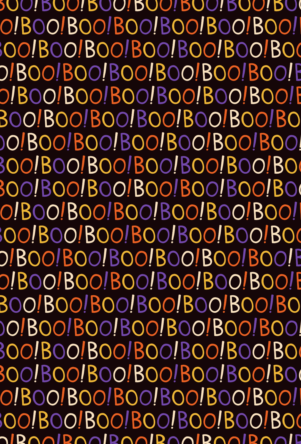 Halloween Boo Pattern Tape - TILLY'S TUBES