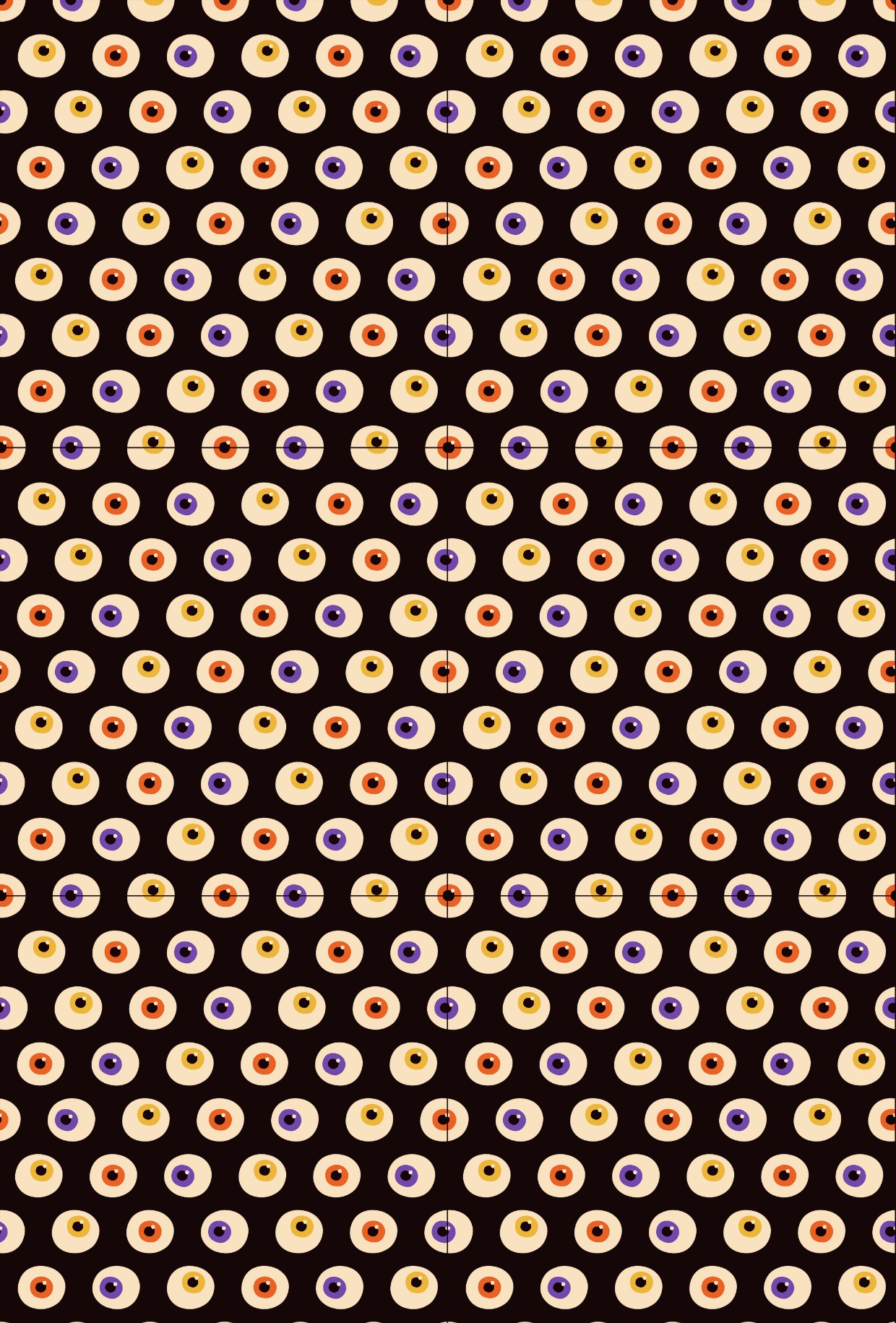 Halloween Coloured Eyeball Tape - TILLY'S TUBES