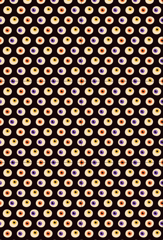 Halloween Coloured Eyeball Tape - TILLY'S TUBES