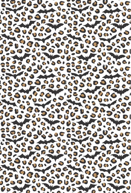 Halloween Leopard Print with Bats - TILLY'S TUBES