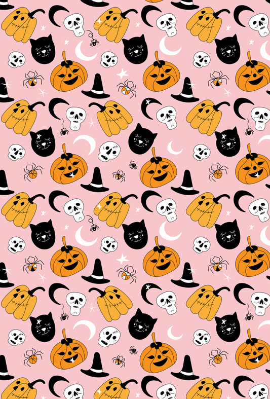 Halloween Pink Night Tape - TILLY'S TUBES