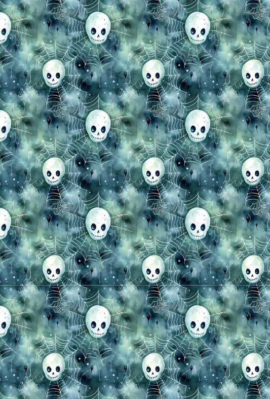 Halloween skulls and webs - TILLY'S TUBES
