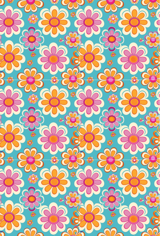 Large Retro Flowers - TILLY'S TUBES