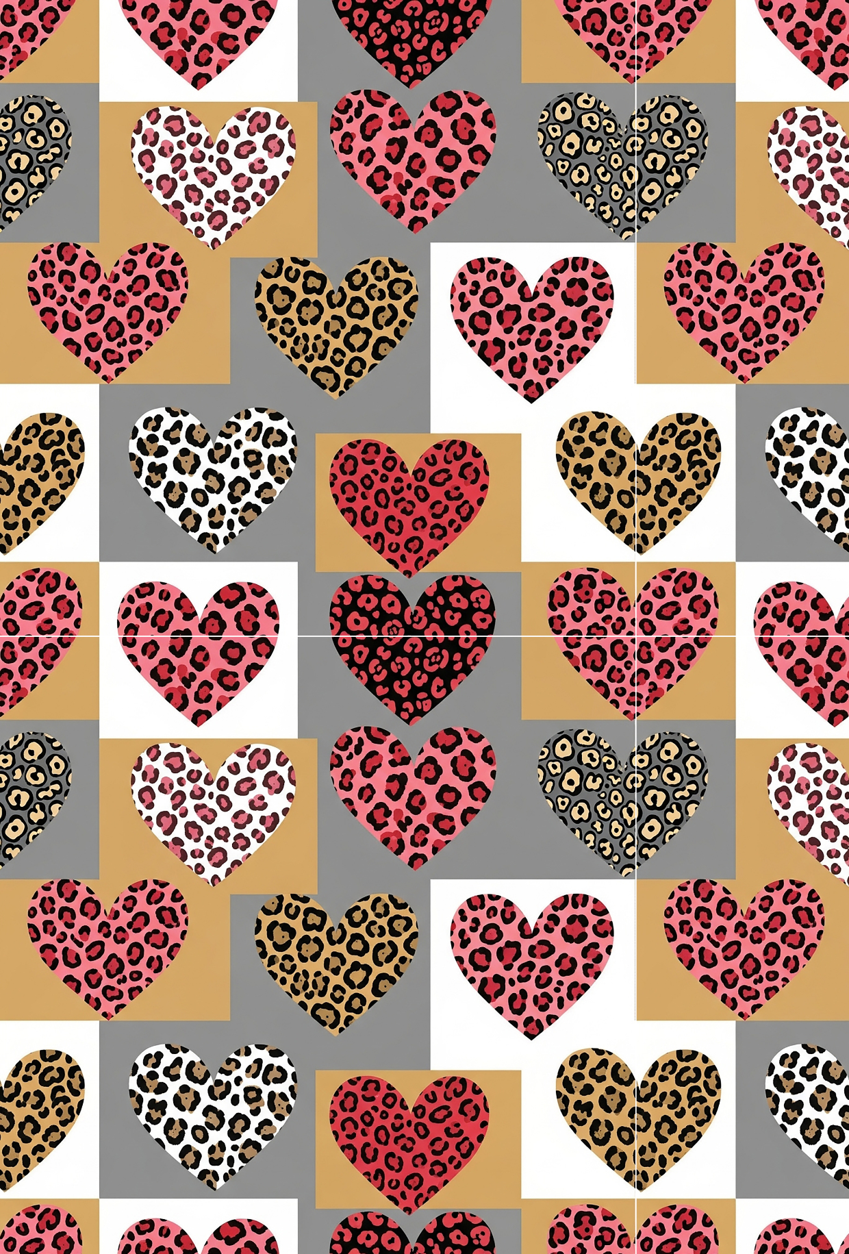Leopard Print Hearts - TILLY'S TUBES