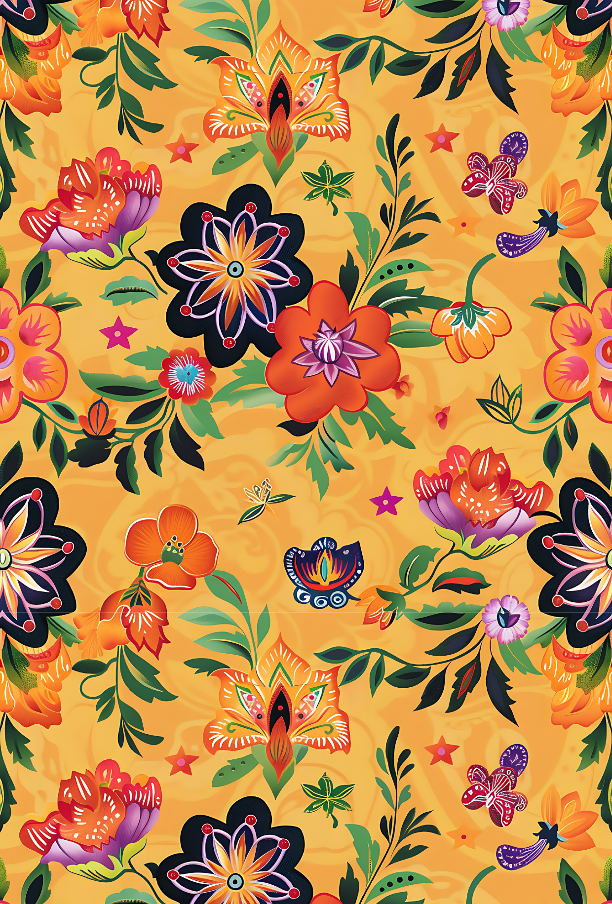 Mexican Floral Tape 20 - TILLY'S TUBES