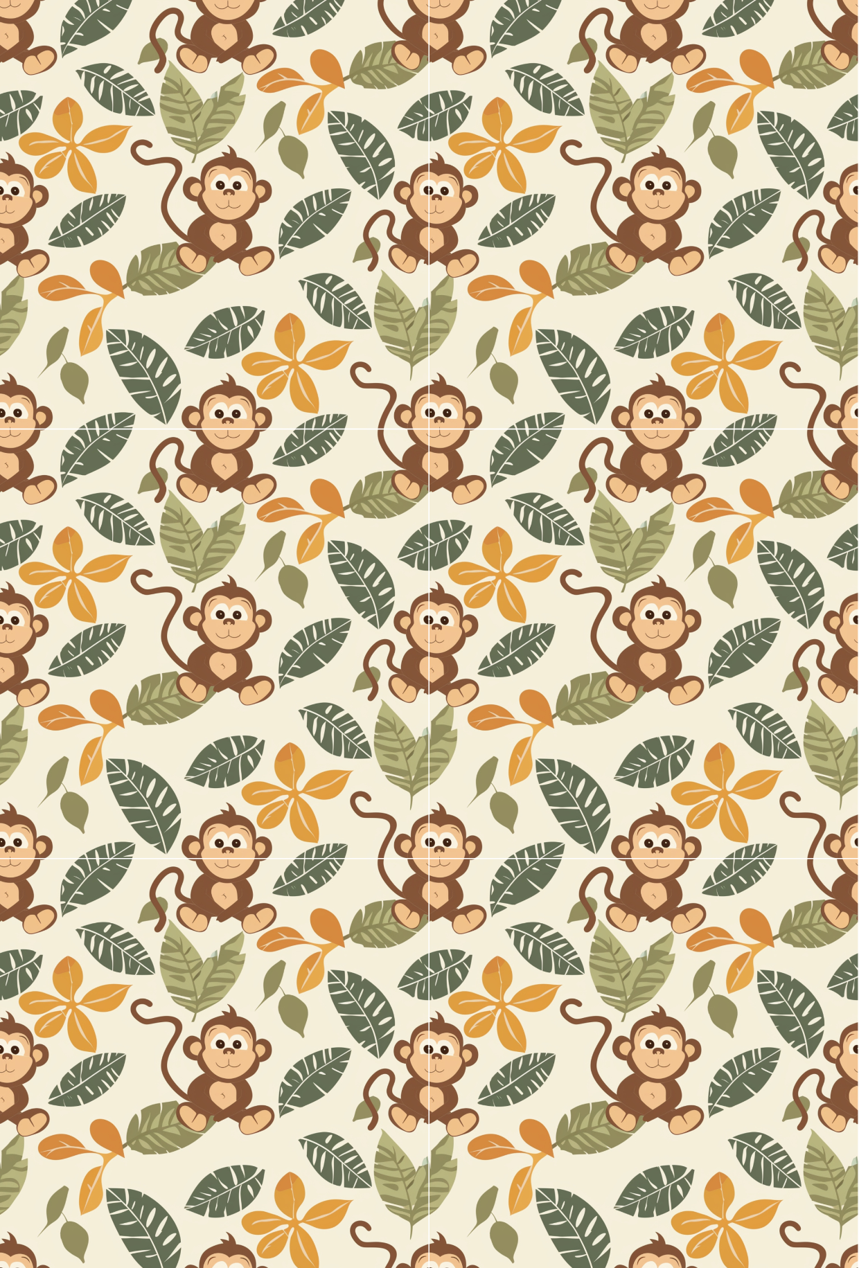 Monkey Pattern Tape - TILLY'S TUBES