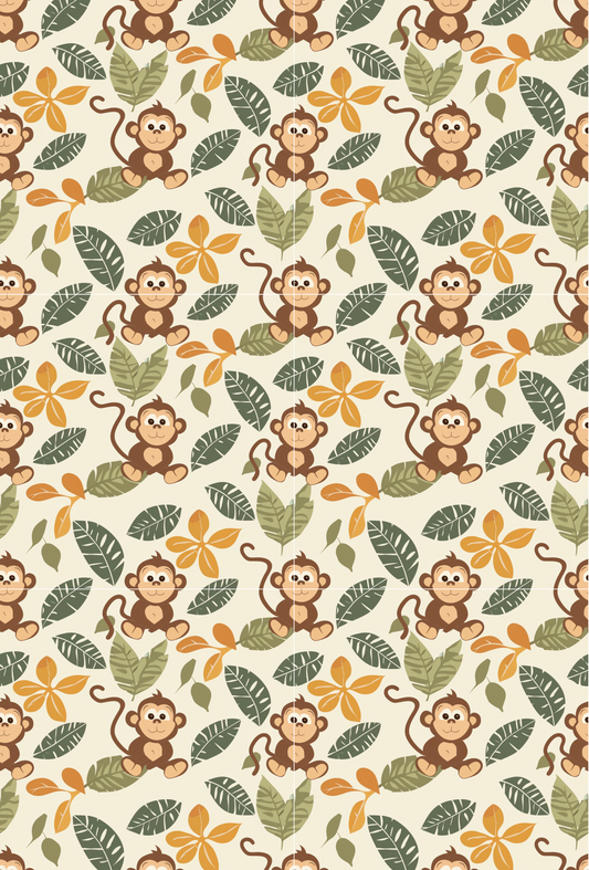 Monkey Pattern Tape - TILLY'S TUBES