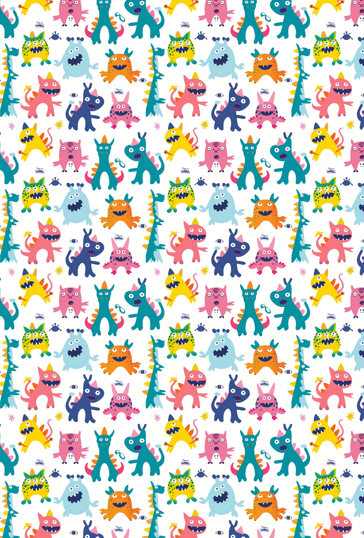 Monster Pattern Tape - TILLY'S TUBES