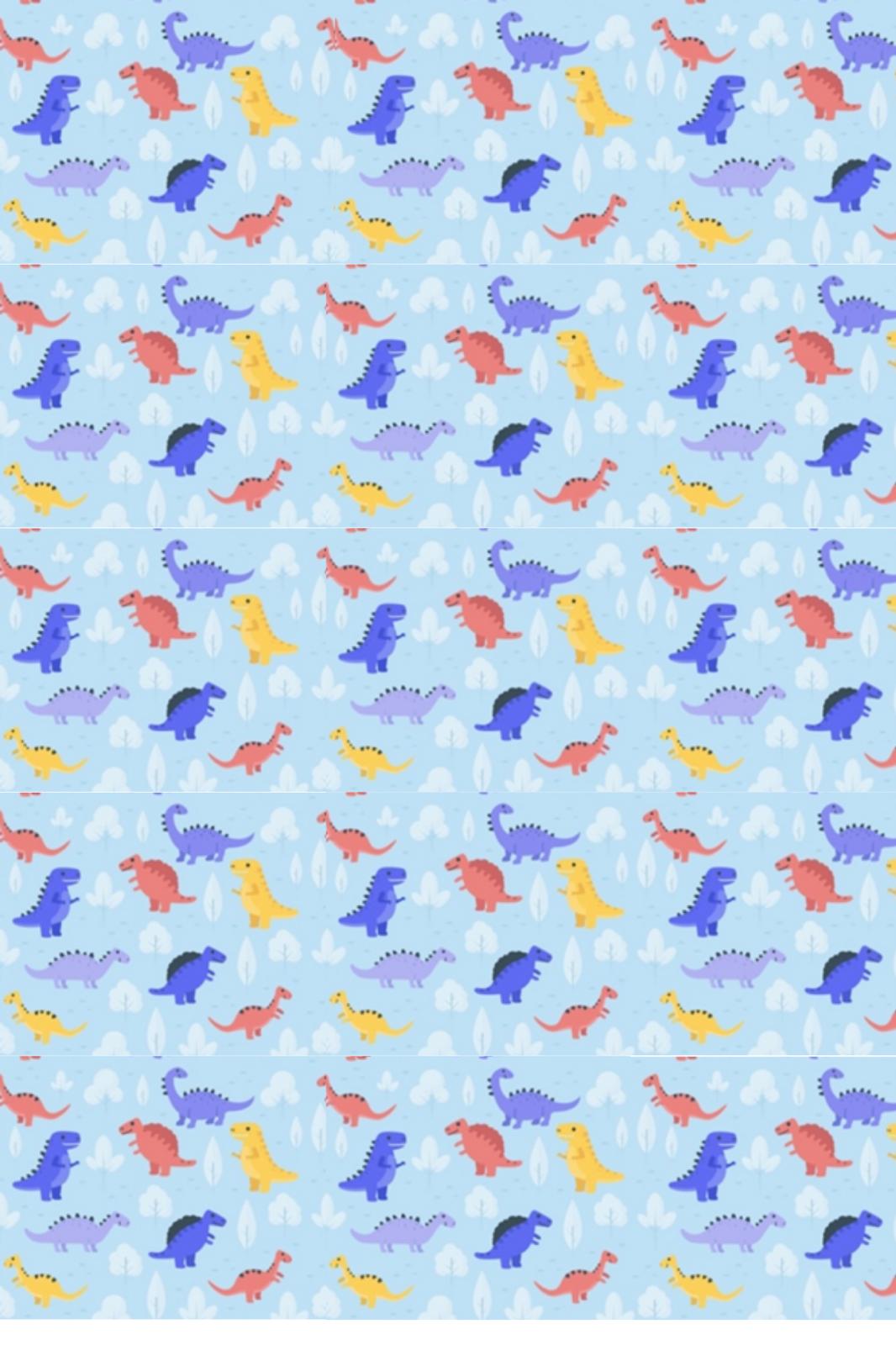 Multicoloured Dinosaur Tape - TILLY'S TUBES