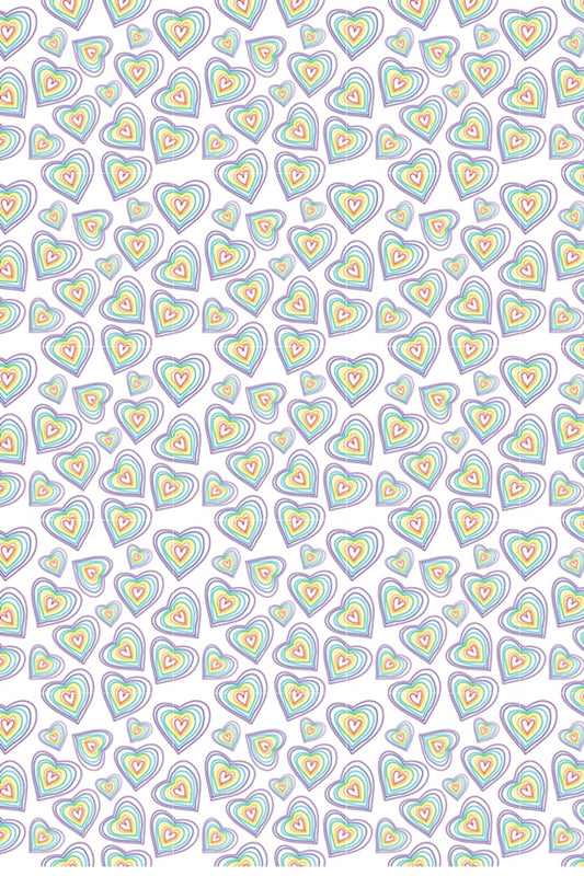 Multicoloured Heart Tape - TILLY'S TUBES