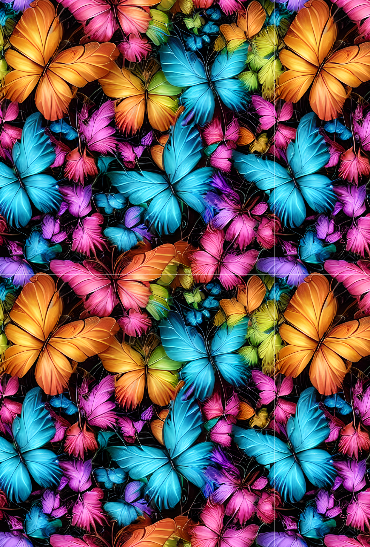 Neon Butterfly Tape - TILLY'S TUBE