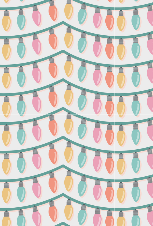 Pastel Christmas Lights Tape - TILLY'S TUBES