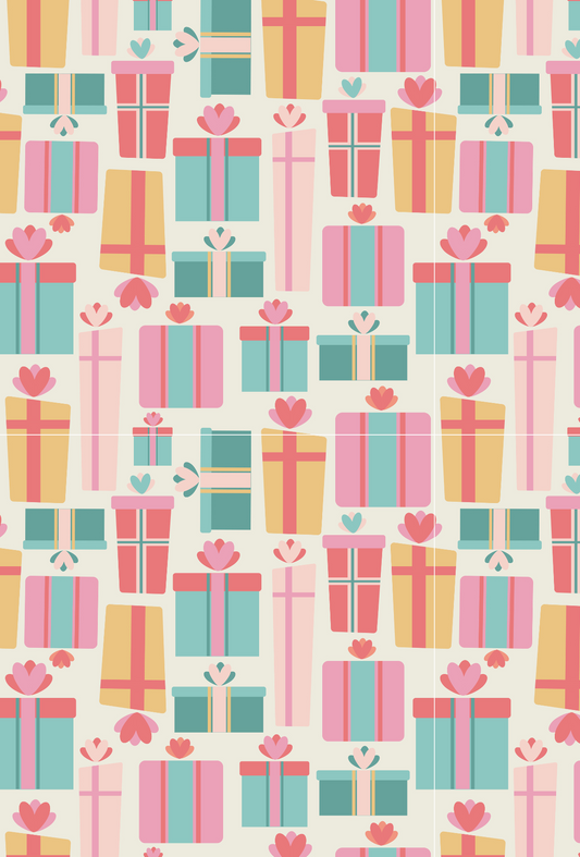 Pastel Christmas Present Tape - TILLY'S TUBES
